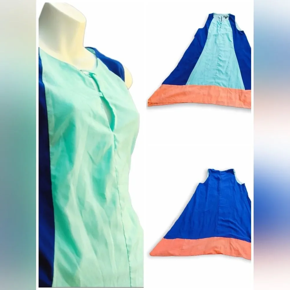 Project Runway Color Block Mini Dress - Large - Picture 1 of 7